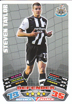Steven Taylor Newcastle United 2011/12 Topps Match Attax #186